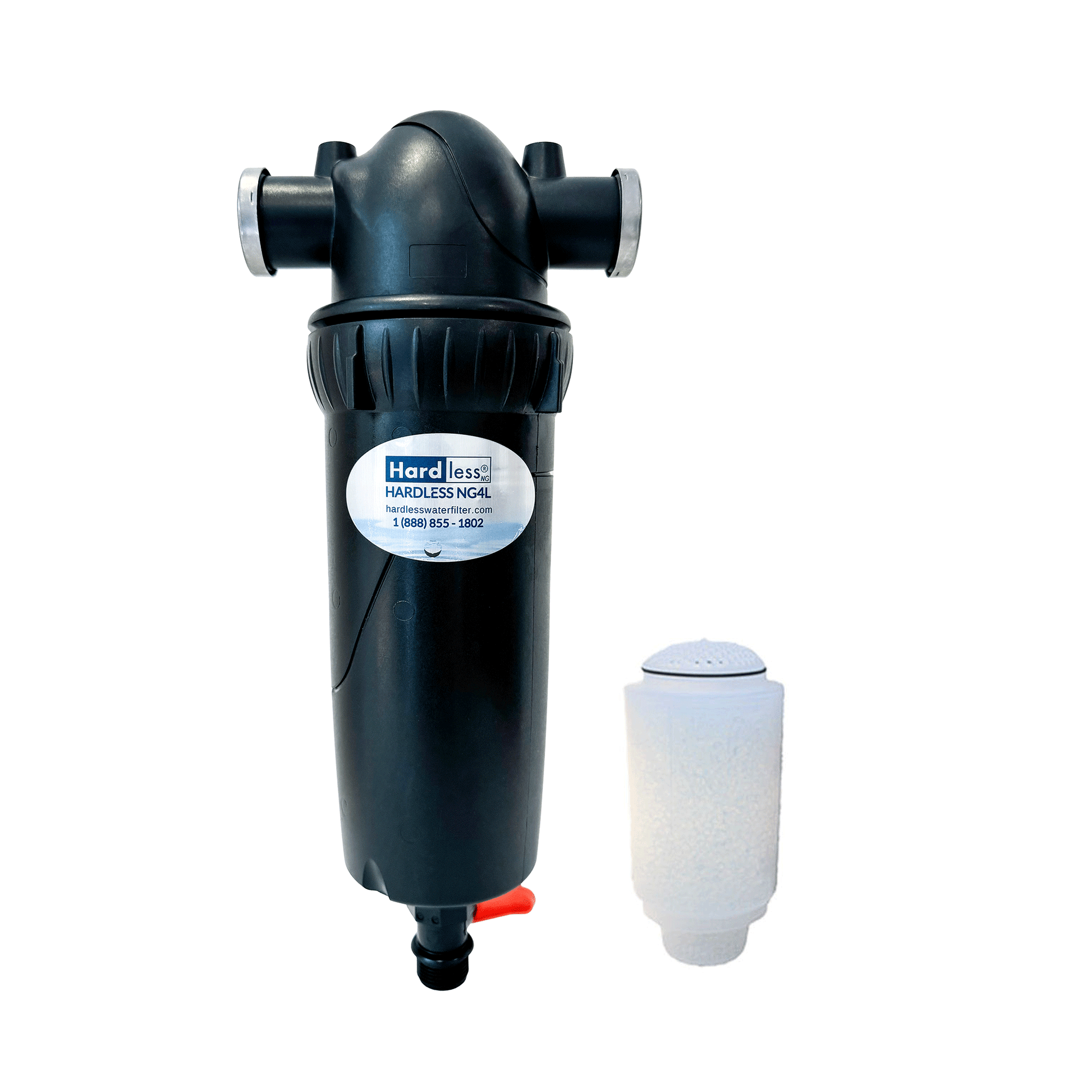 Hardless NG4L Filter and Replacement Cartridge Front