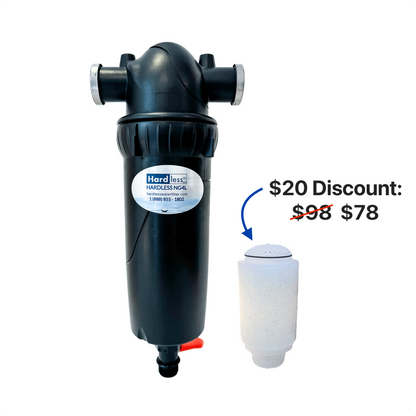 Hardless NG4L Whole House Water Filter/Conditioner